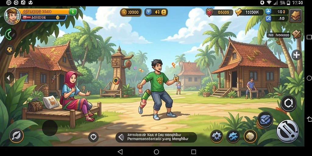 Tampilan gameplay <strong>API5000</strong> yang sederhana dan menghibur.