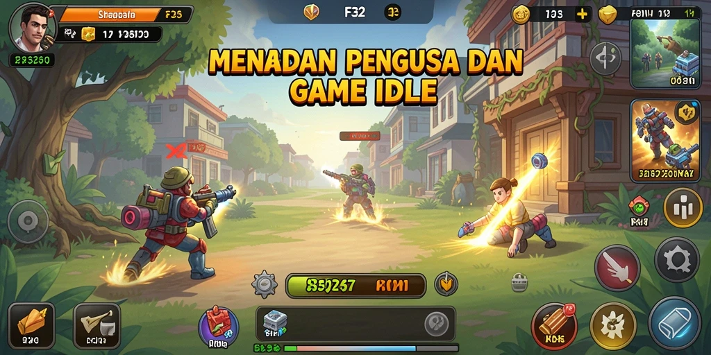 Tangkapan layar menunjukkan gameplay seru di F32.
