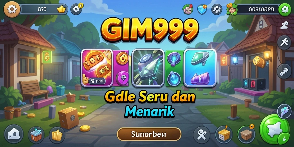 Tampilan menarik gameplay Idle GIM999 dengan grafis yang memukau.
