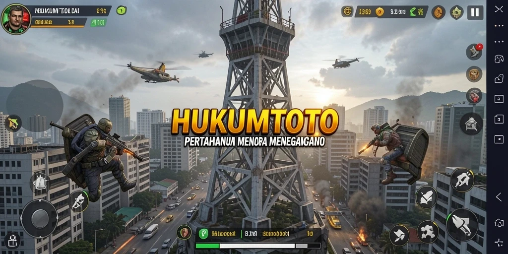 Tampilan gameplay HUKUMTOTO yang menarik dan menegangkan.