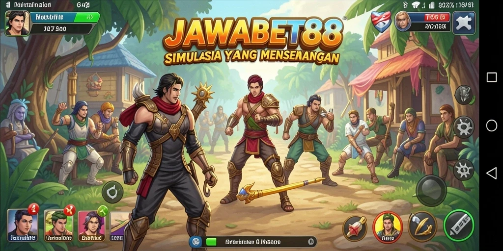 Tampilan gameplay JAWABET88 dengan grafik yang menarik.