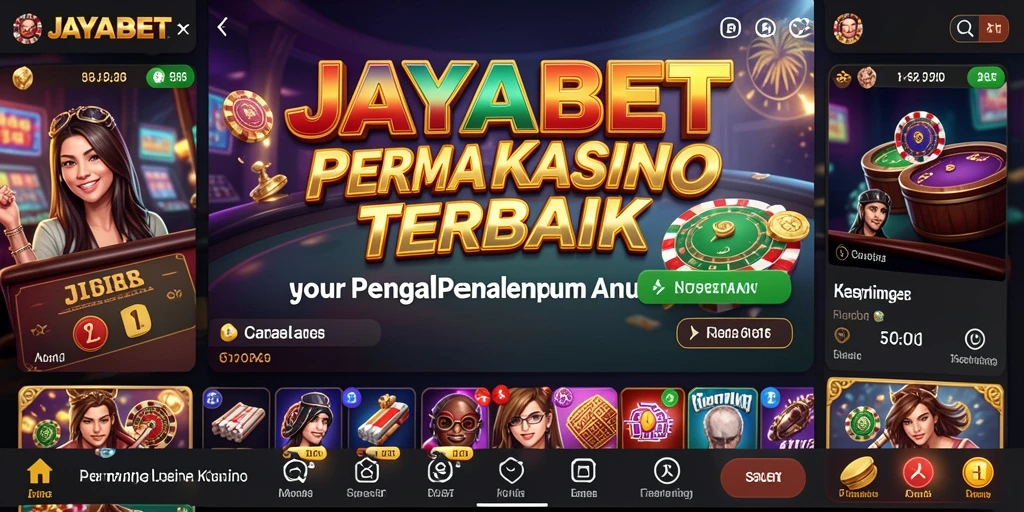 Screenshot JAYABET menunjukkan gameplay kasino yang menarik dan interaktif.