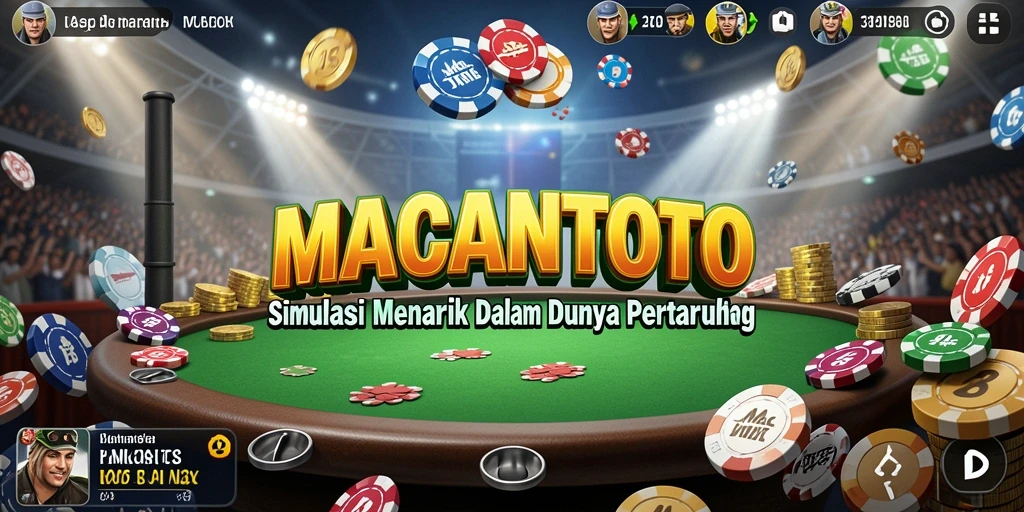 Screenshot gameplay <strong>MACANTOTO</strong> yang menampilkan suasana taruhan yang mendebarkan.