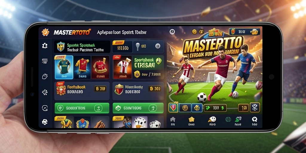 Tampilan gameplay menarik dari MASTERTOTO di aplikasi Sportsbook.