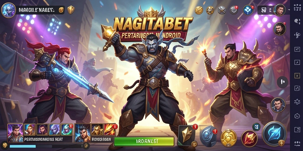 Gameplay NAGITABET yang penuh aksi dan seru.
