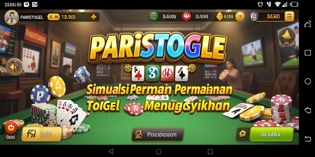 Tampilan gameplay PARISTOGEL yang menarik dan interaktif.