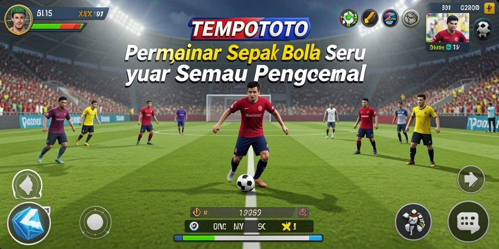 Tampilan gameplay seru yang mendebarkan di TEMPOTOTO.