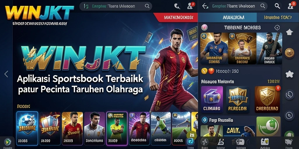 Screenshot gameplay aplikasi Sportsbook WINJKT yang menarik.